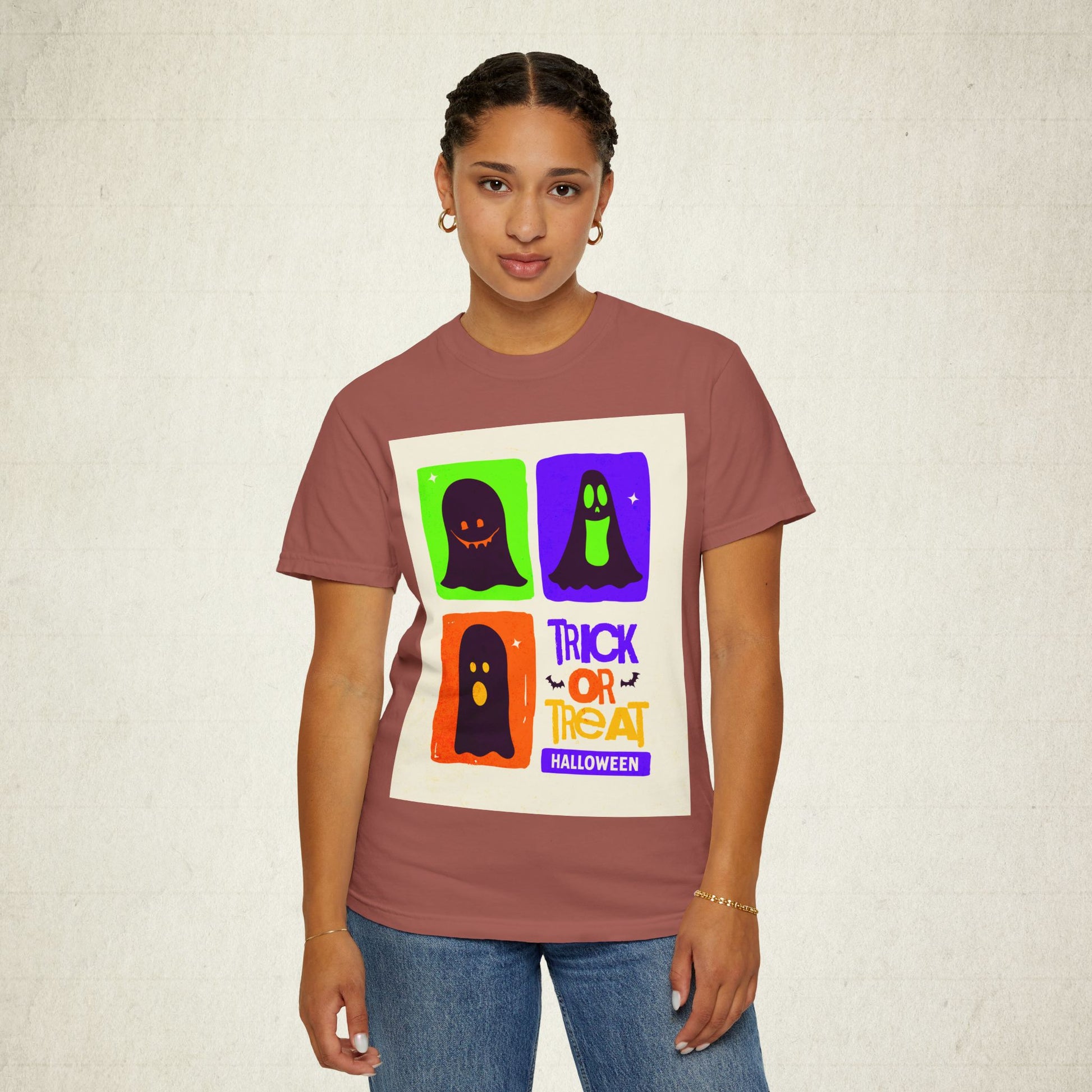 Trick or Treat Halloween Ghost Unisex T-Shirt