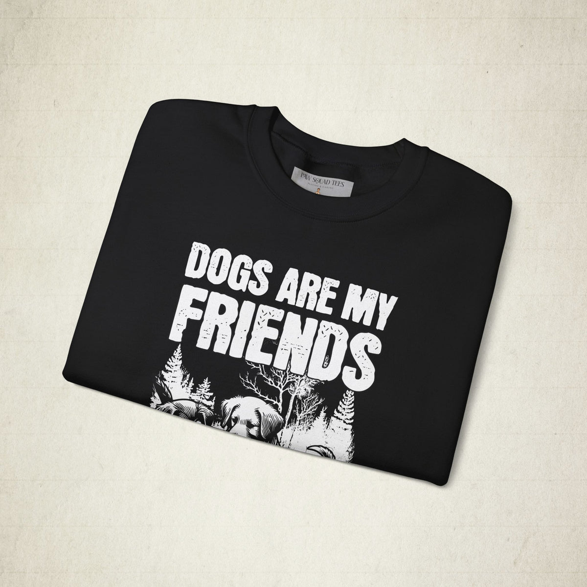 Dog Lovers' Crewneck Sweatshirt featuring a Dog Lovers design, crewneck sweatshirt