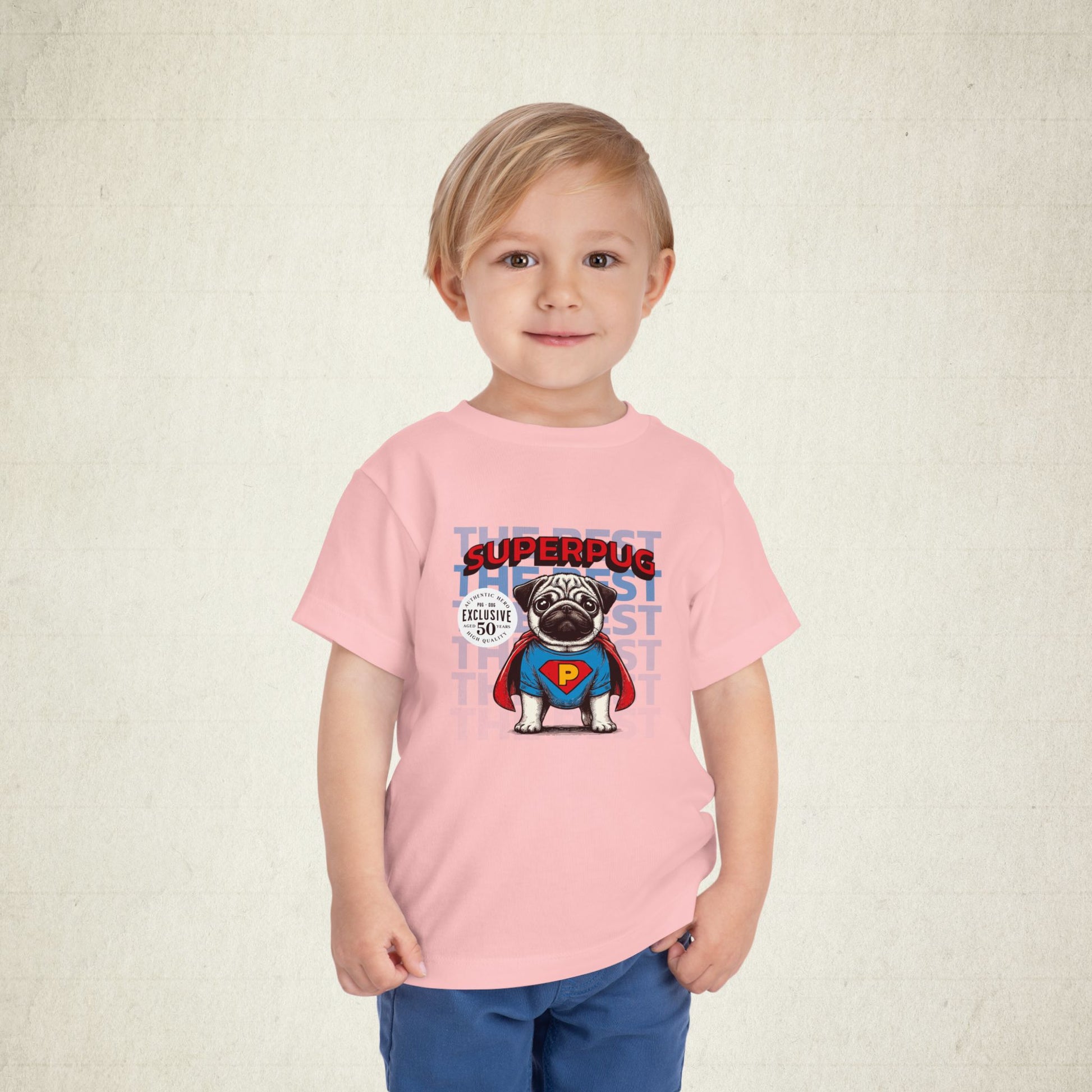 Super Pug Toddler Tee