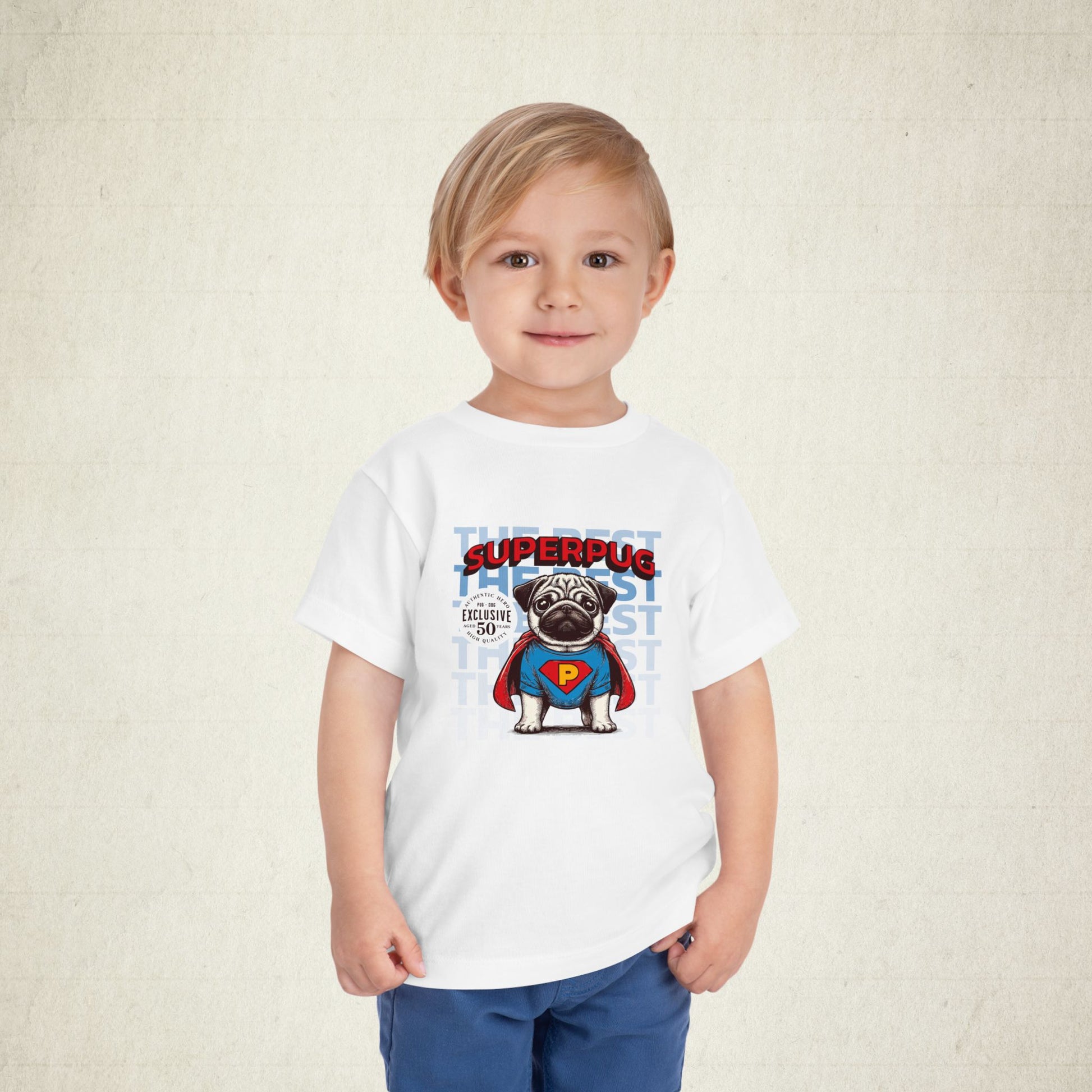Super Pug Toddler Tee