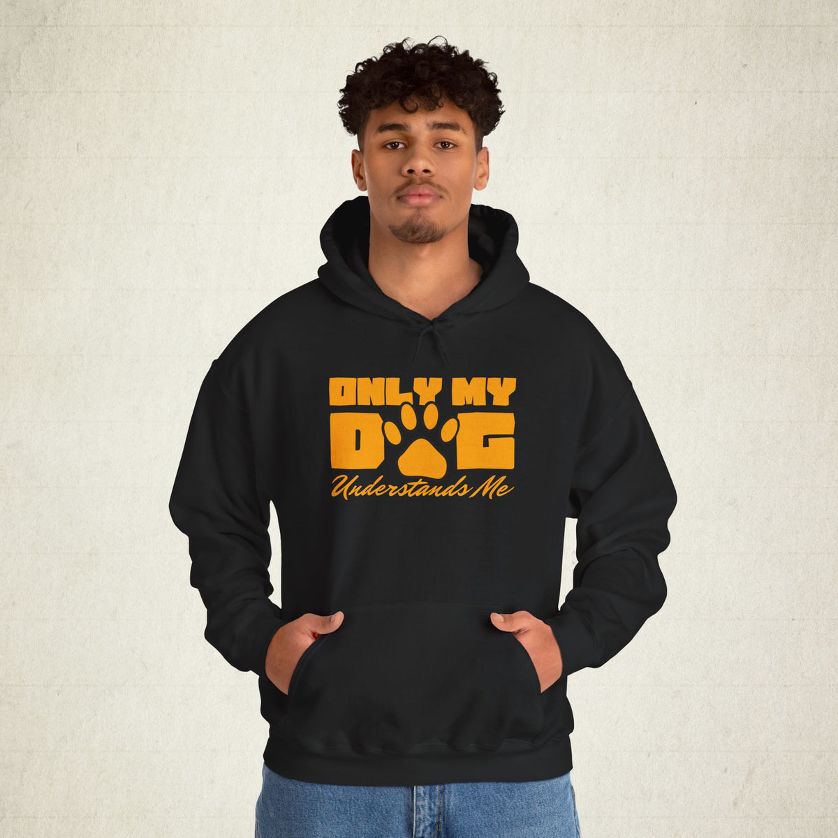 Only My Dog Understands Me Hoodie featuring a Only My Dog Understands Me design, pullover hoodie