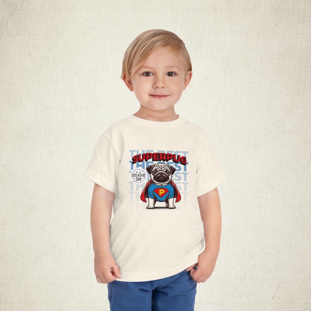 Super Pug Toddler Tee