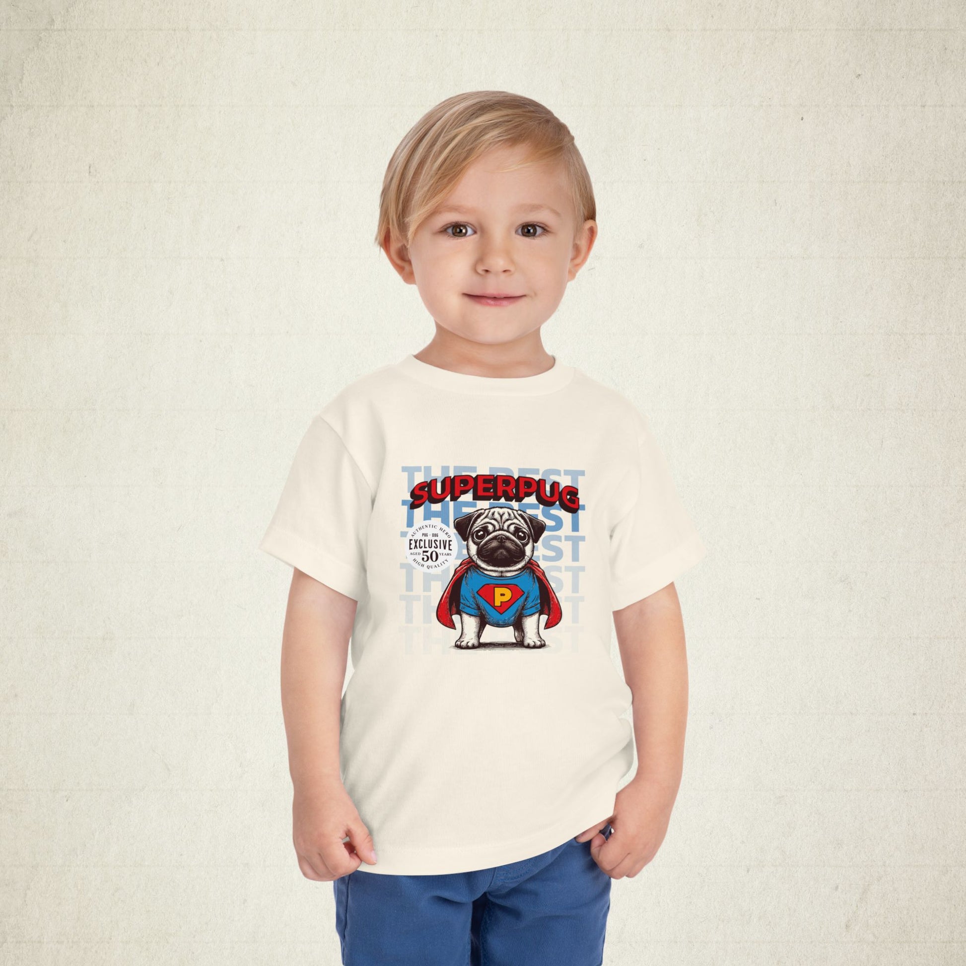 Super Pug Toddler Tee