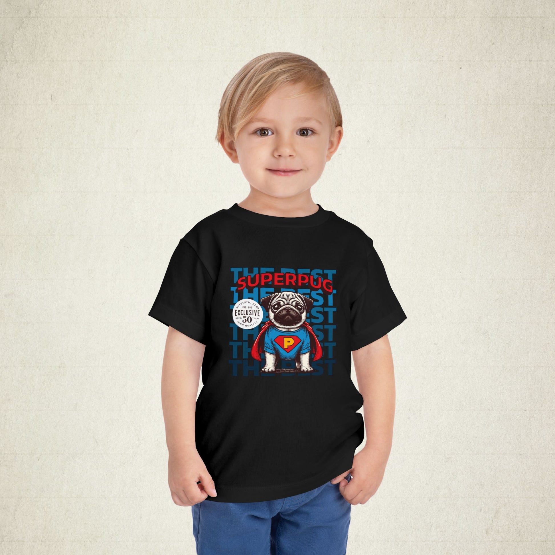 Super Pug Toddler Tee