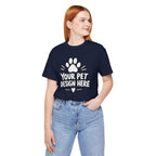 Custom Pet Caricature T-Shirt – Personalized Pet Portrait Tee