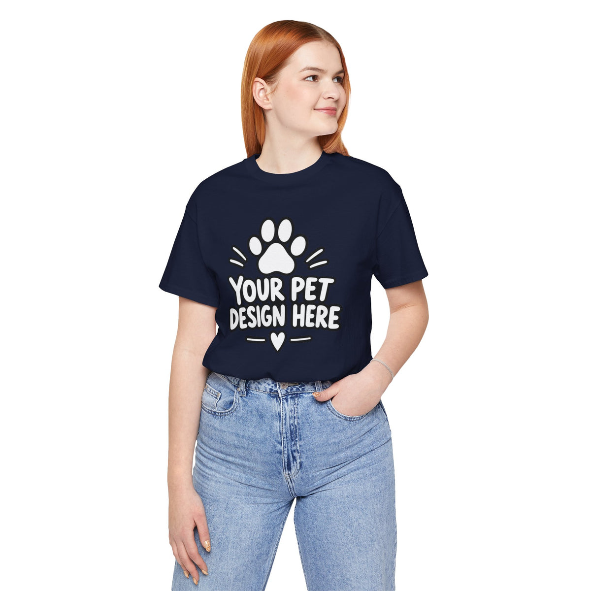 Custom Pet Caricature T-Shirt – Personalized Pet Portrait Tee