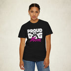 Proud Dog Mom Graphic Tee featuring a Proud Dog Mom design, graphic tee