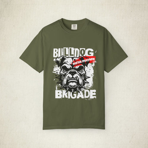 Bulldog Brigade Graphic Tee featuring a Bulldog Brigade design, graphic tee
