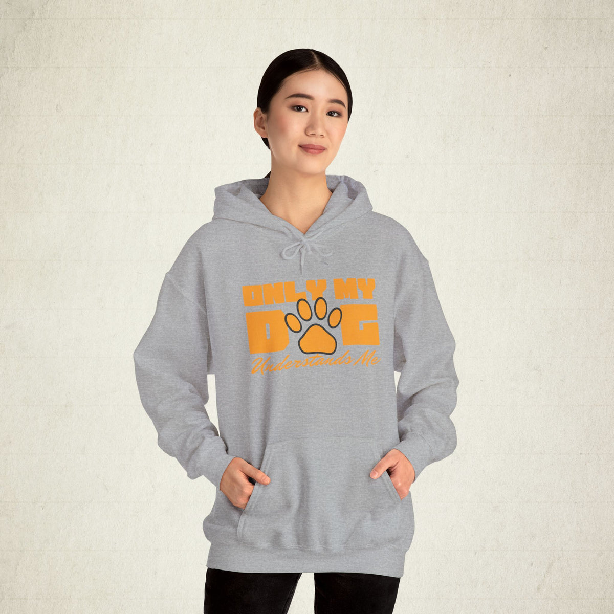 Only My Dog Understands Me Hoodie featuring a Only My Dog Understands Me design, pullover hoodie