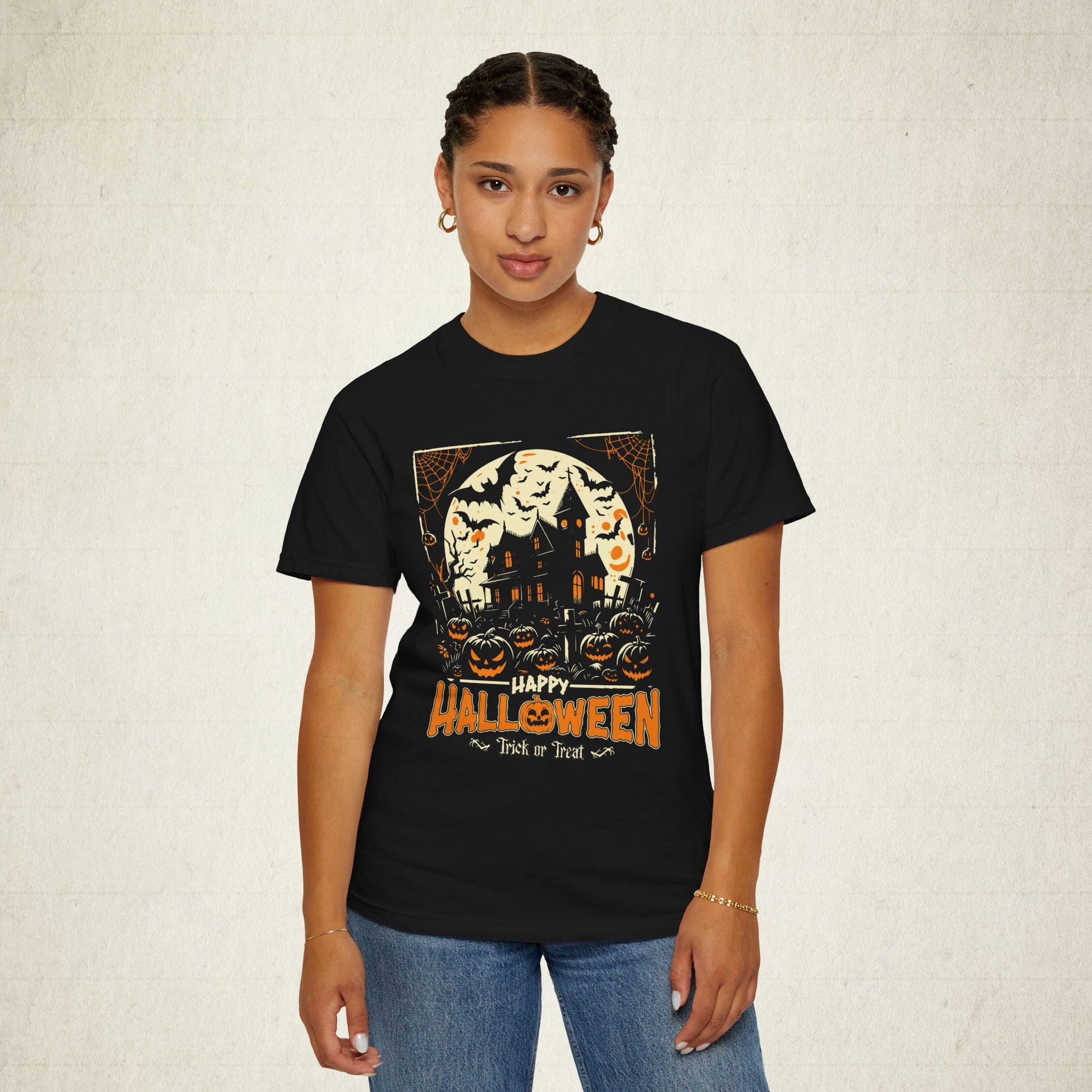 Happy Halloween White Unisex T-shirt