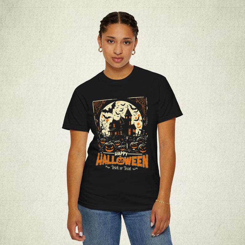 Happy Halloween White Unisex T-shirt