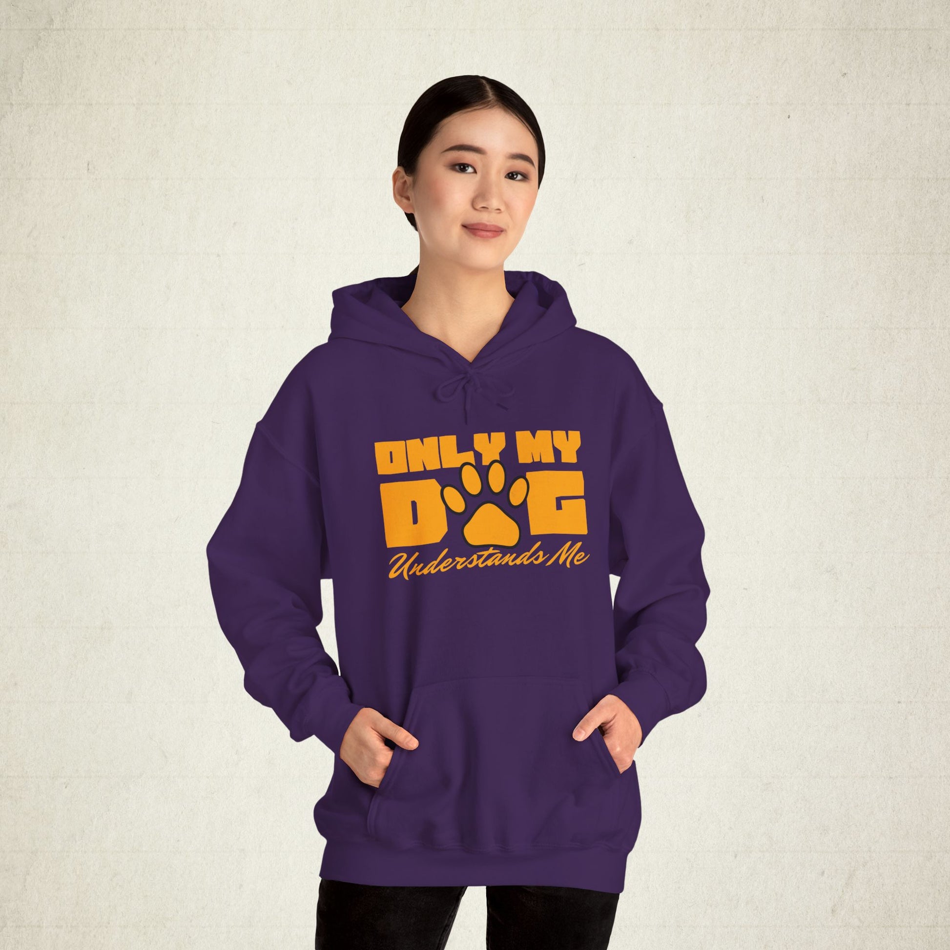 Only My Dog Understands Me Unisex Dog Lover Hoodie
