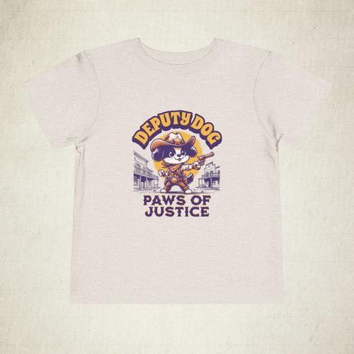 Deputy Dog Toddler Tee featuring a Deputy Dog design, toddler tee