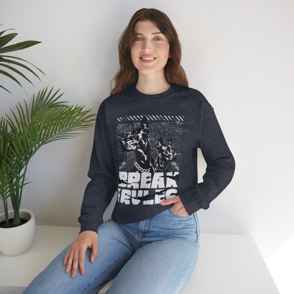 Break The Rules Crewneck Unisex Sweatshirt