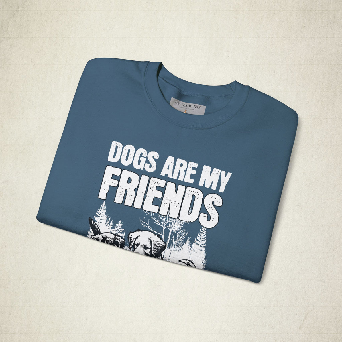 Dog Lovers' Crewneck Sweatshirt featuring a Dog Lovers design, crewneck sweatshirt