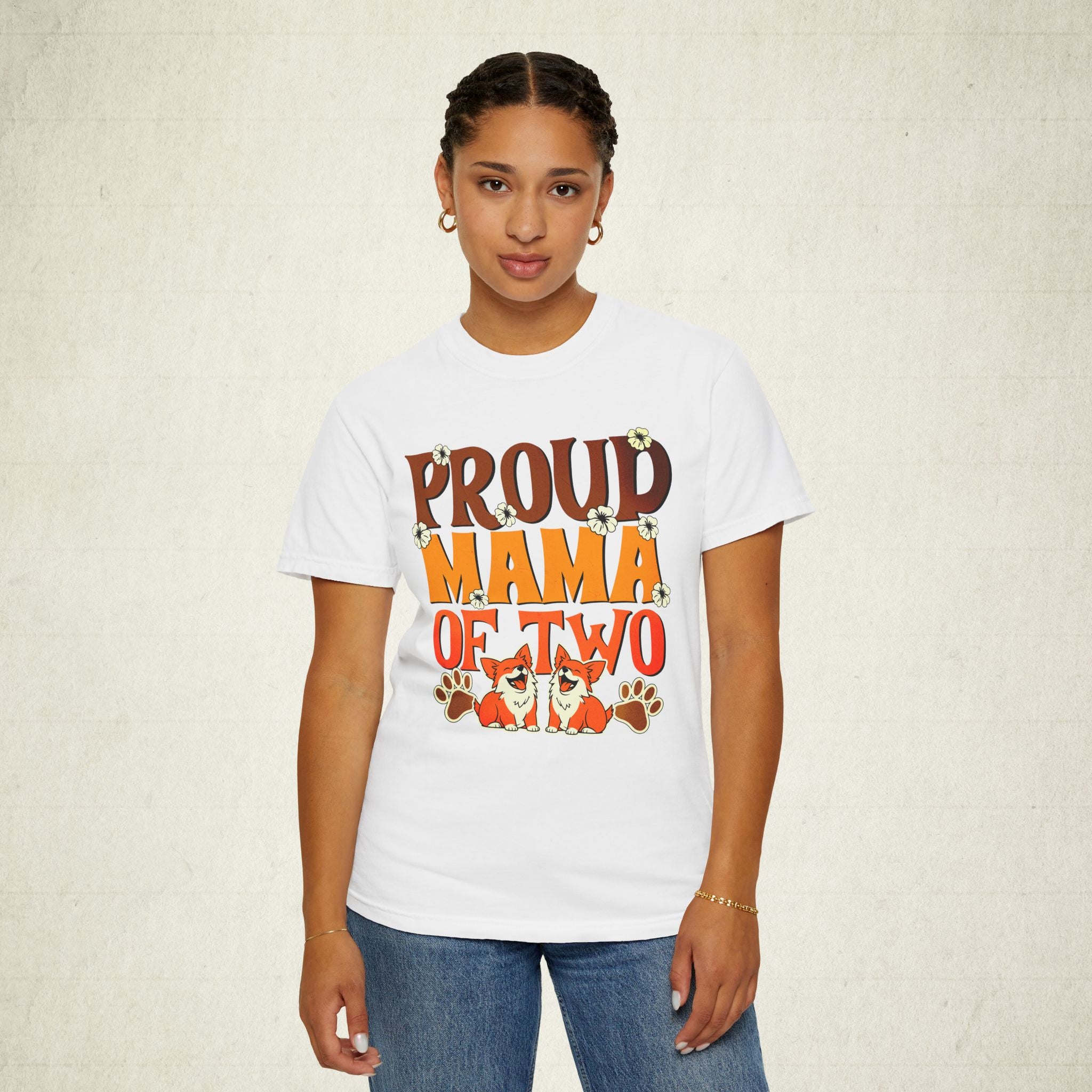 Proud Mama Women of Two T-Shirt