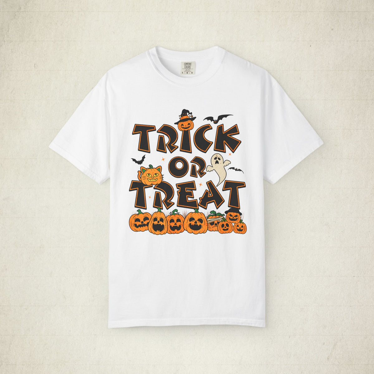 Trick or Treat White Halloween Unisex T-Shirt