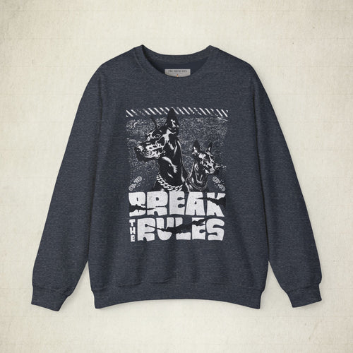 Break The Rules Crewneck Unisex Sweatshirt