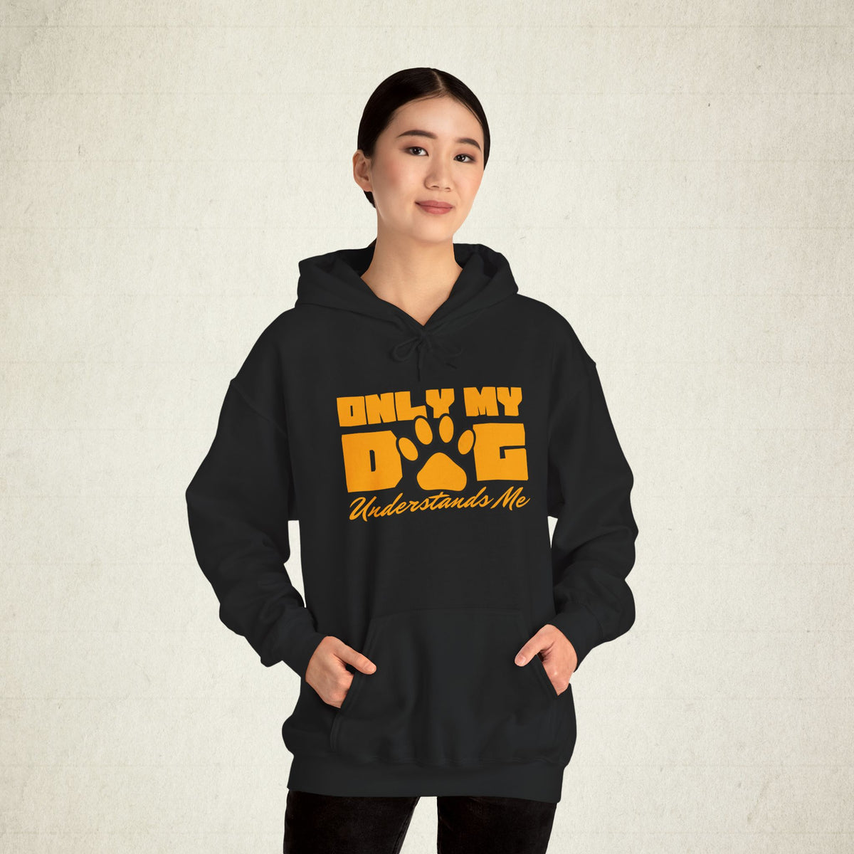 Only My Dog Understands Me Hoodie featuring a Only My Dog Understands Me design, pullover hoodie