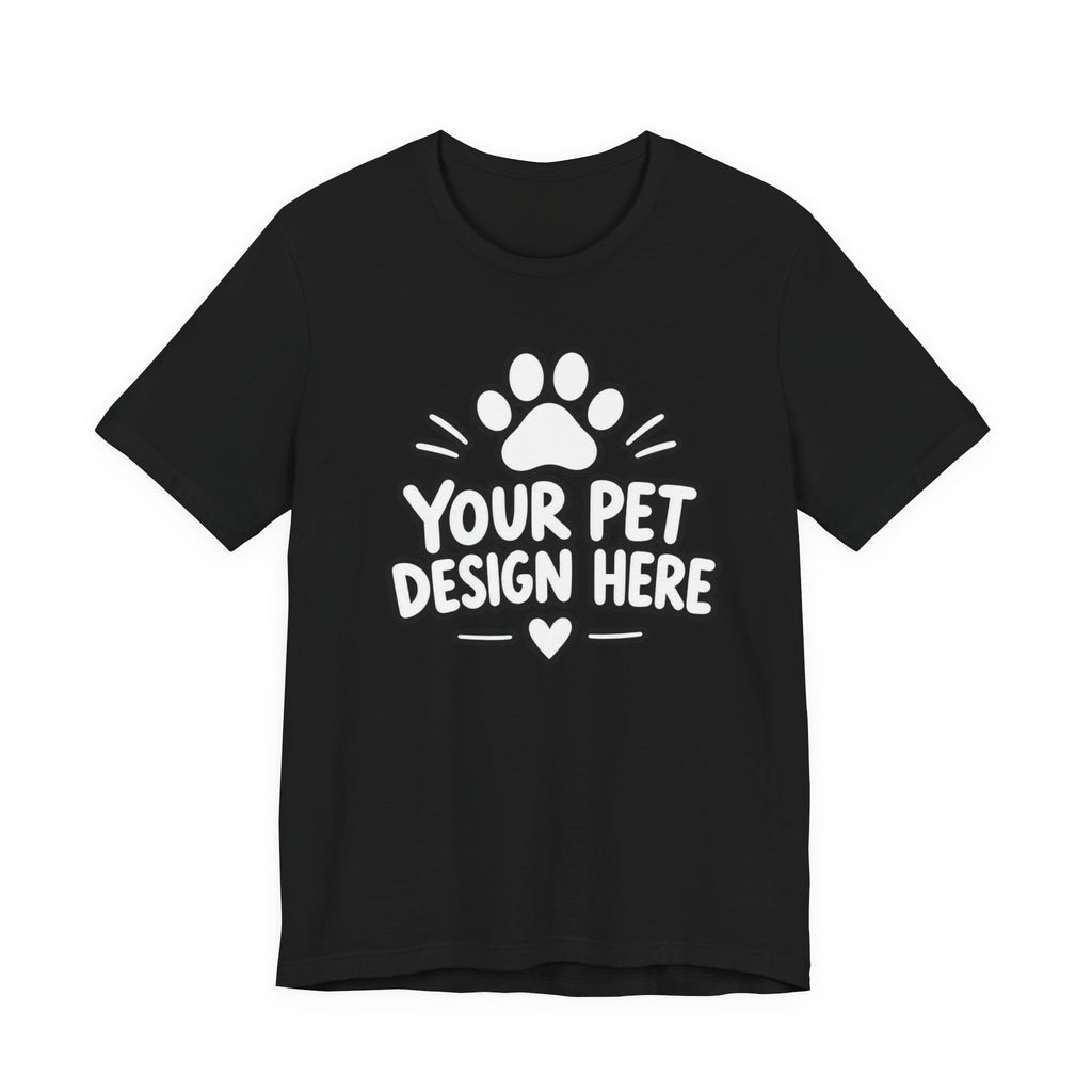 Custom Pet Caricature T-Shirt – Personalized Pet Portrait Tee