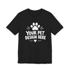 Custom Pet Caricature T-Shirt – Personalized Pet Portrait Tee