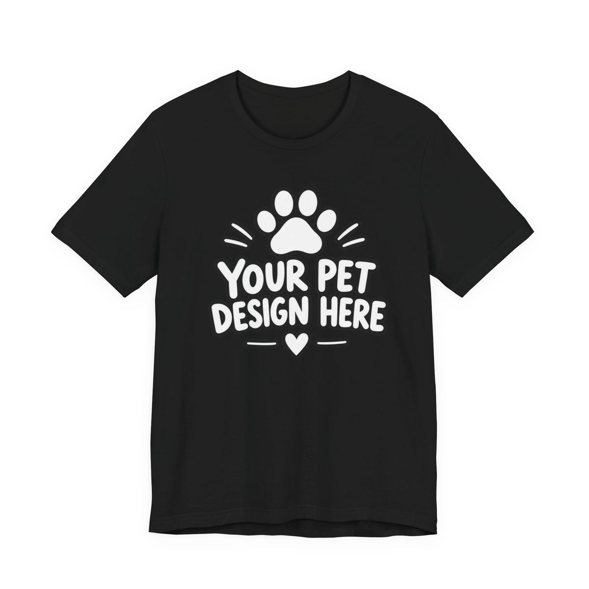 Custom Pet Caricature T-Shirt – Personalized Pet Portrait Tee