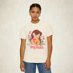 Dog Mom Floral Graphic Tee featuring a Dog Mom design, graphic tee