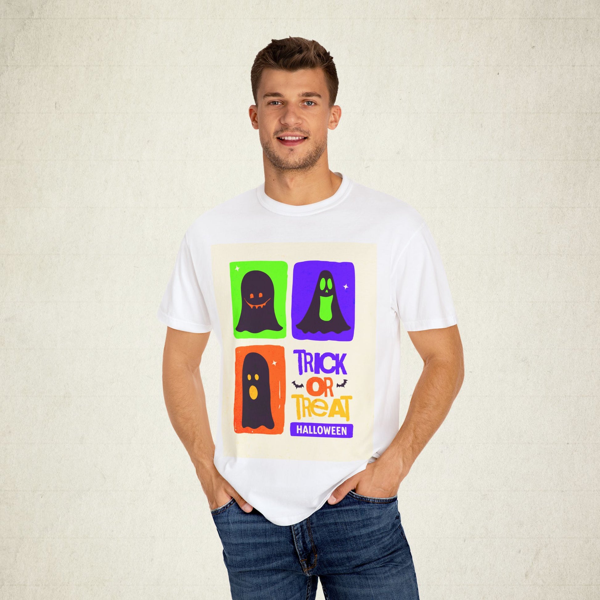 Trick or Treat Halloween Ghost Unisex T-Shirt