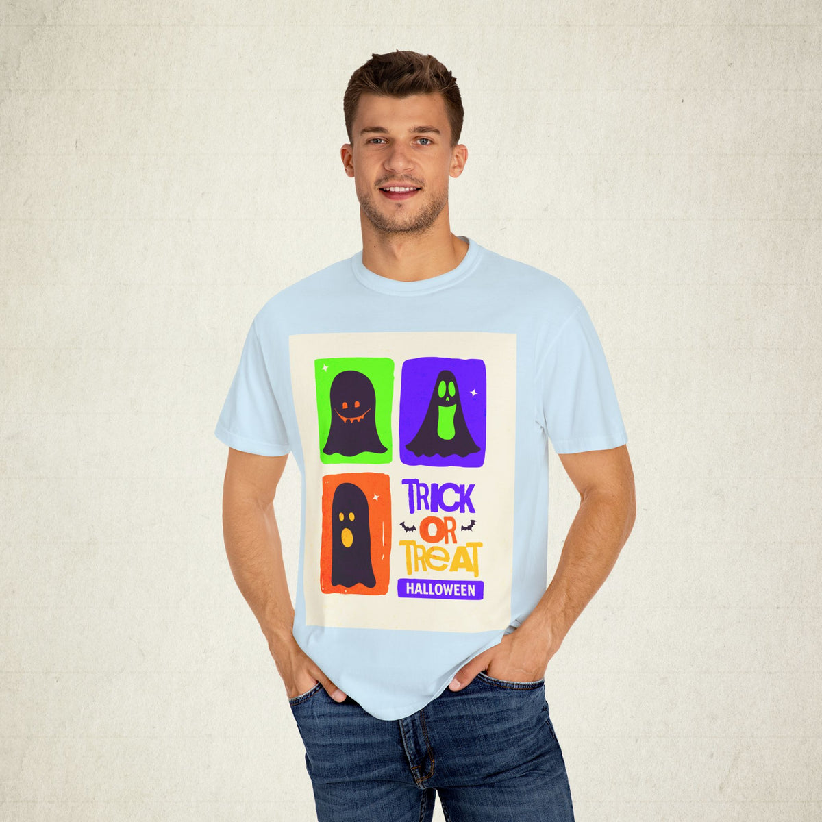 Trick or Treat Halloween Ghost Unisex T-Shirt
