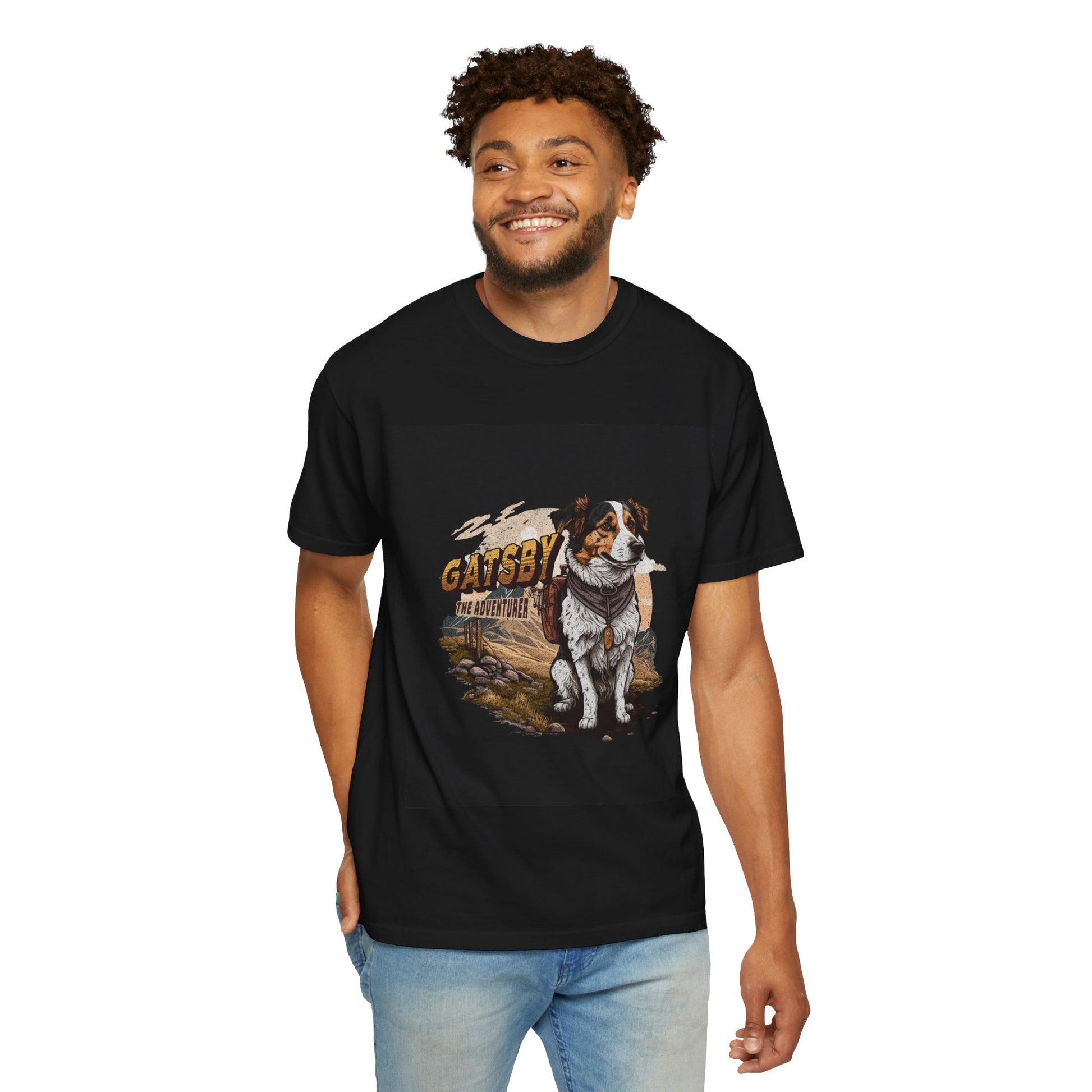 Vintage Gatsby Dog Men T-shirt