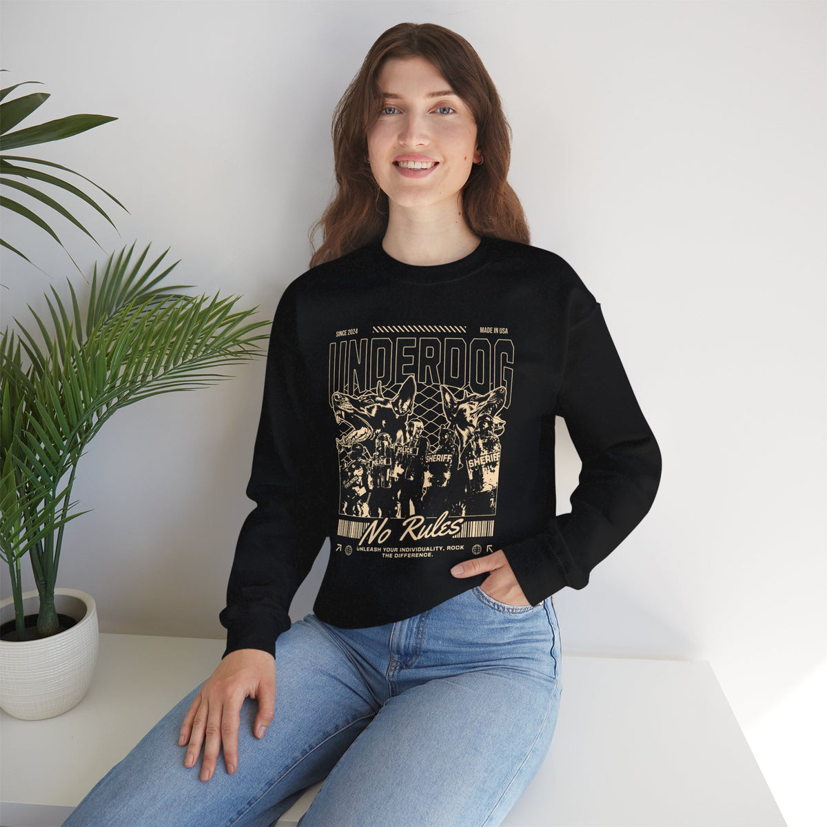 Underdog No Rules Crewneck Sweatshirt featuring a Underdog: No Rules design, crewneck sweatshirt