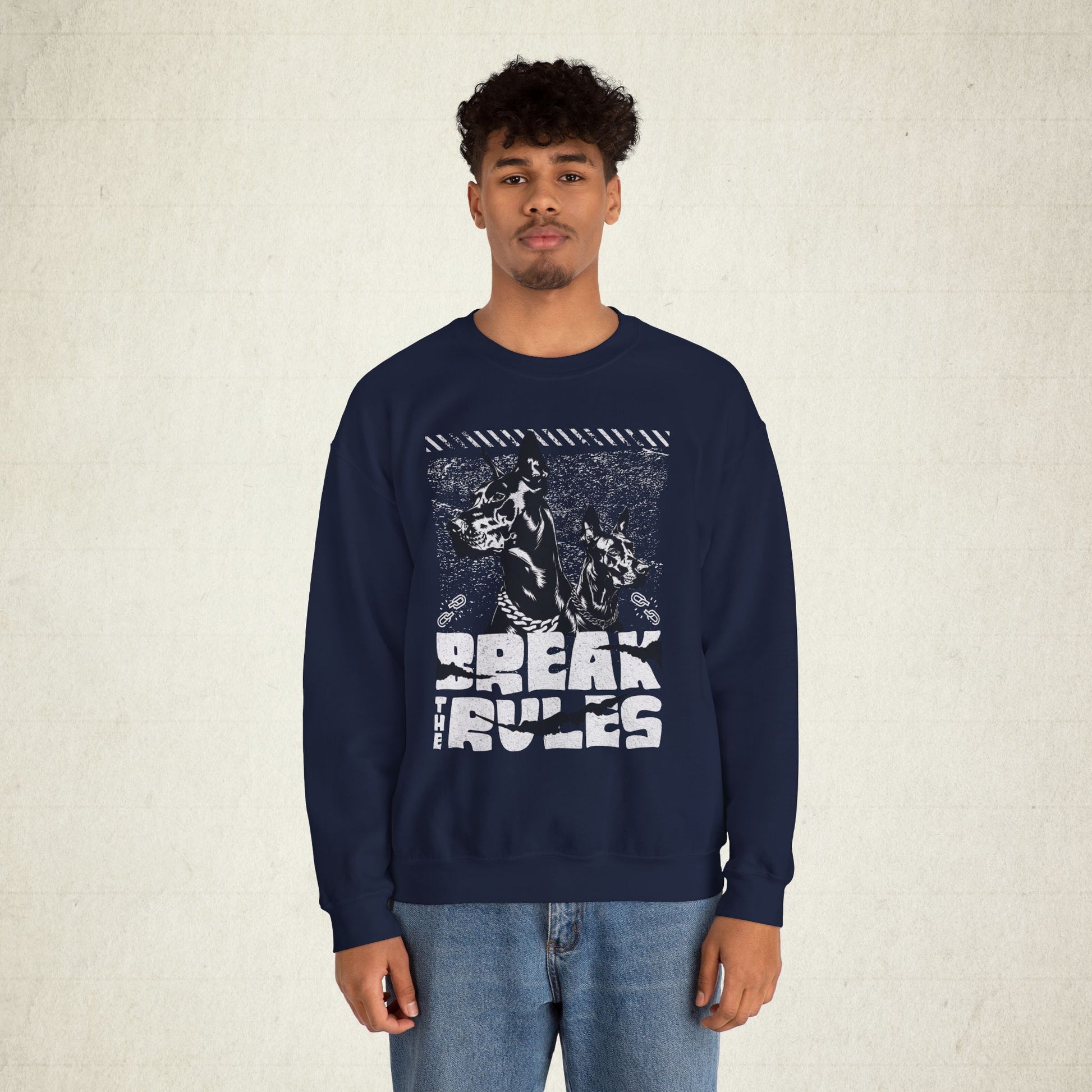 Break The Rules Crewneck Unisex Sweatshirt