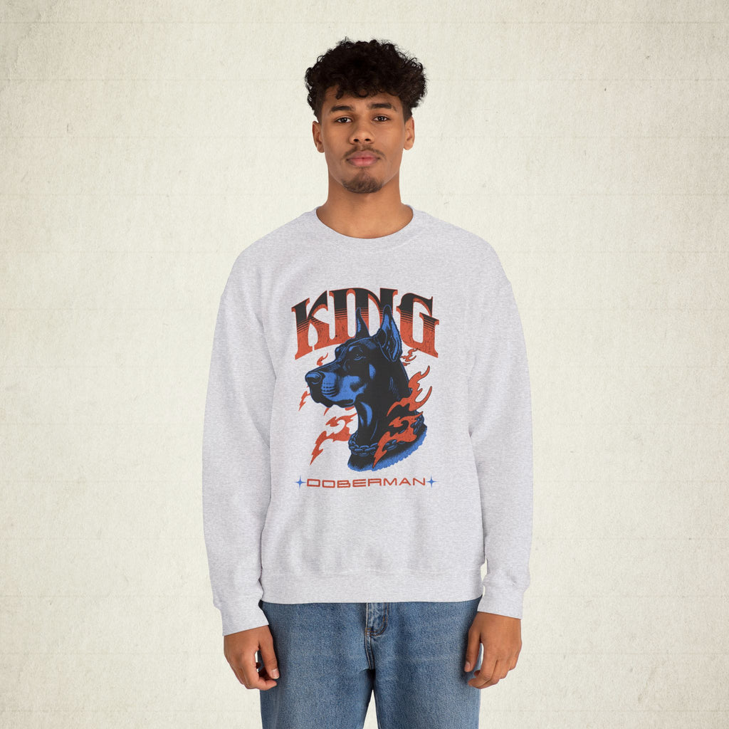 Bold Doberman King Unisex Sweatshirt