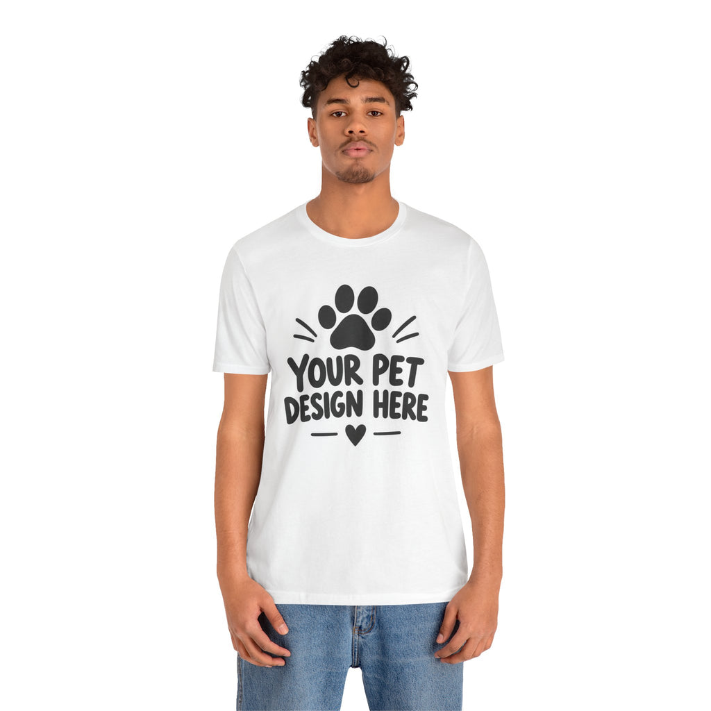 Custom Pet Caricature T-Shirt – Personalized Pet Portrait Tee