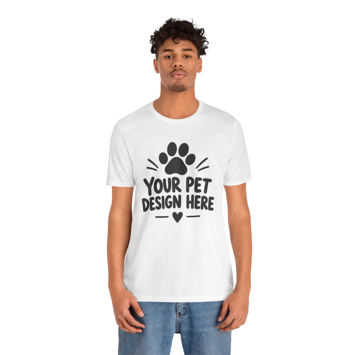 Custom Pet Caricature T-Shirt – Personalized Pet Portrait Tee