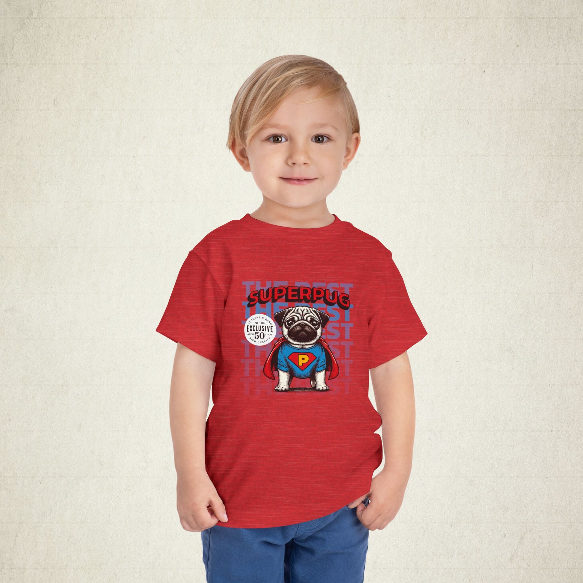 Super Pug Toddler Tee