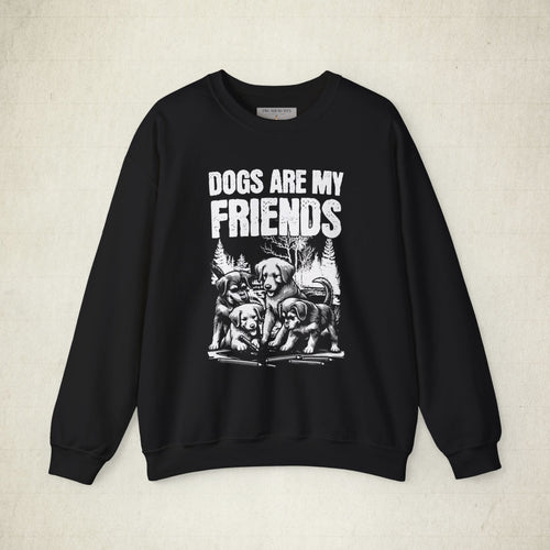 Dog Lovers' Crewneck Sweatshirt featuring a Dog Lovers design, crewneck sweatshirt