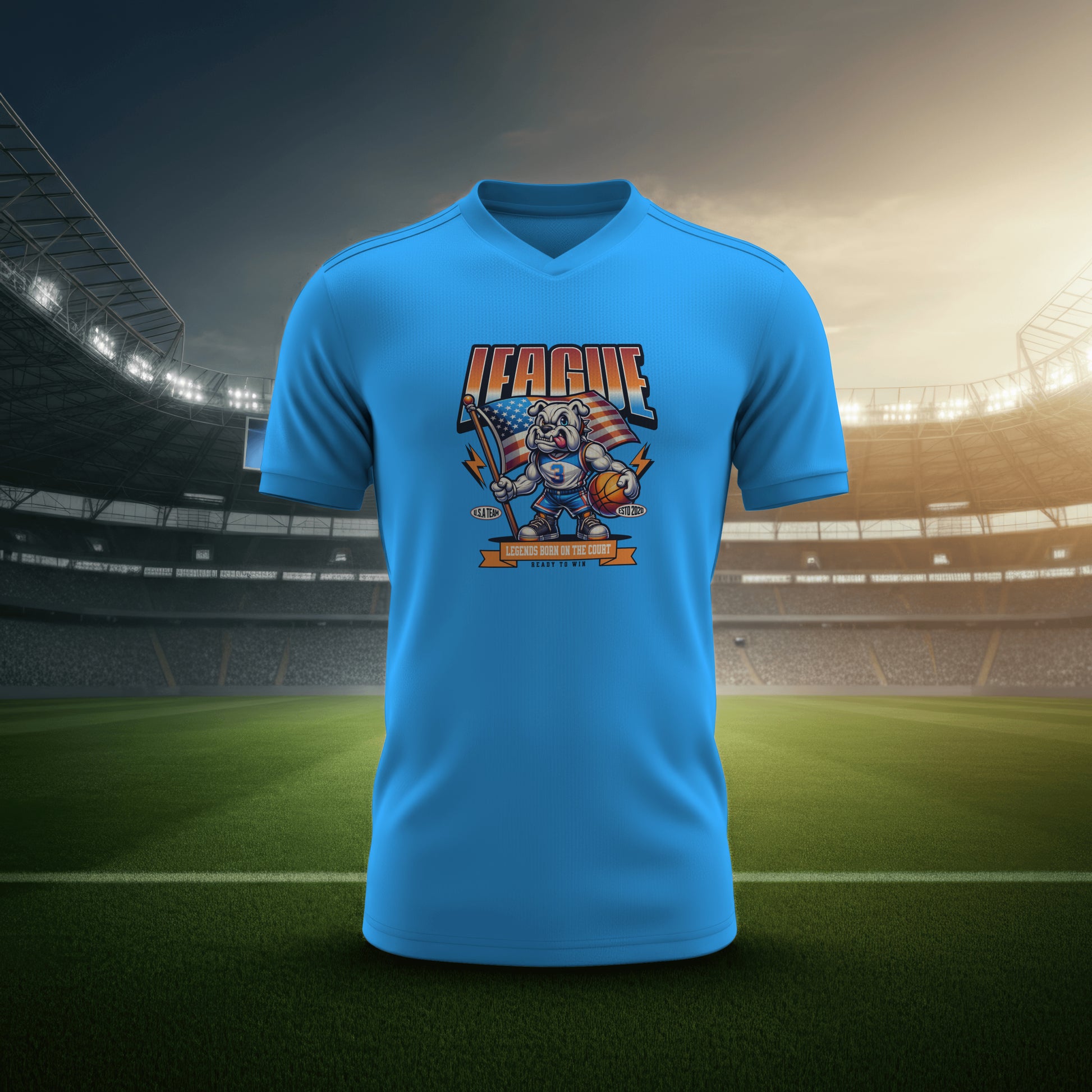 League Champion Moisture Wicking Men Activewear T-shirt