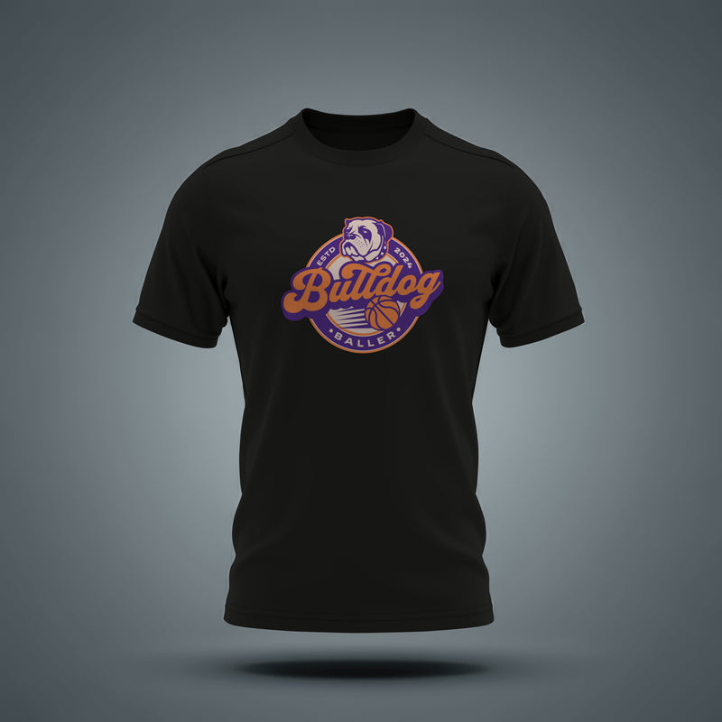 Bulldog Basketbal Moisture Wicking Men Activewear T-shirt