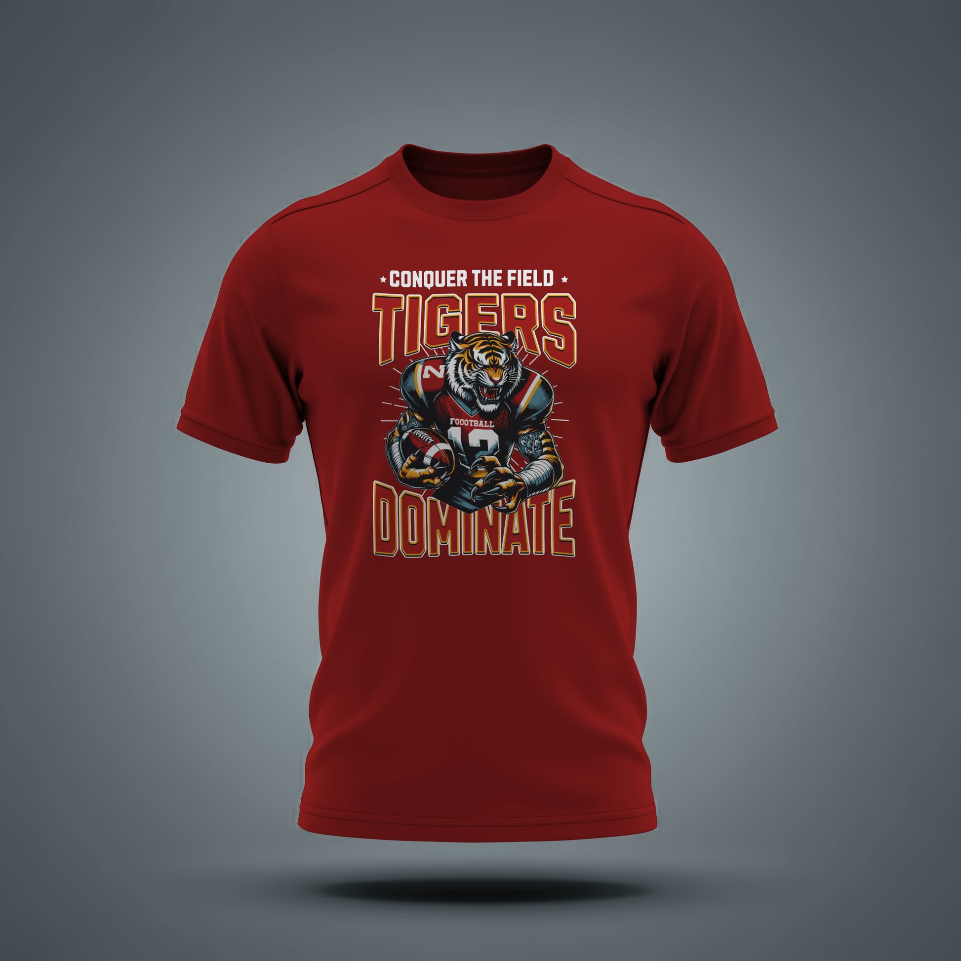 Conquer Field Moisture Wicking Men Activewear T-shirt
