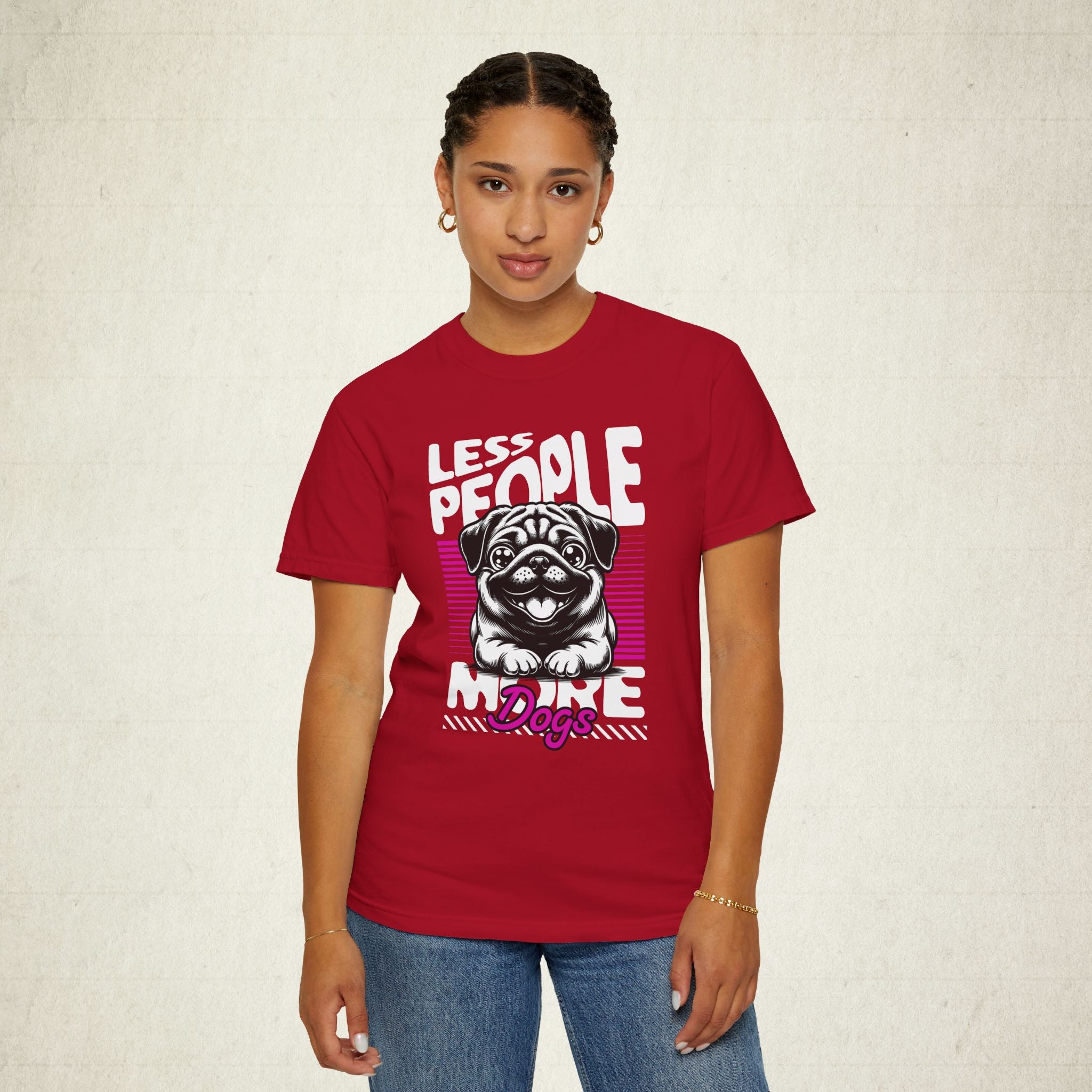 Less People More Dogs Women T-Shirt