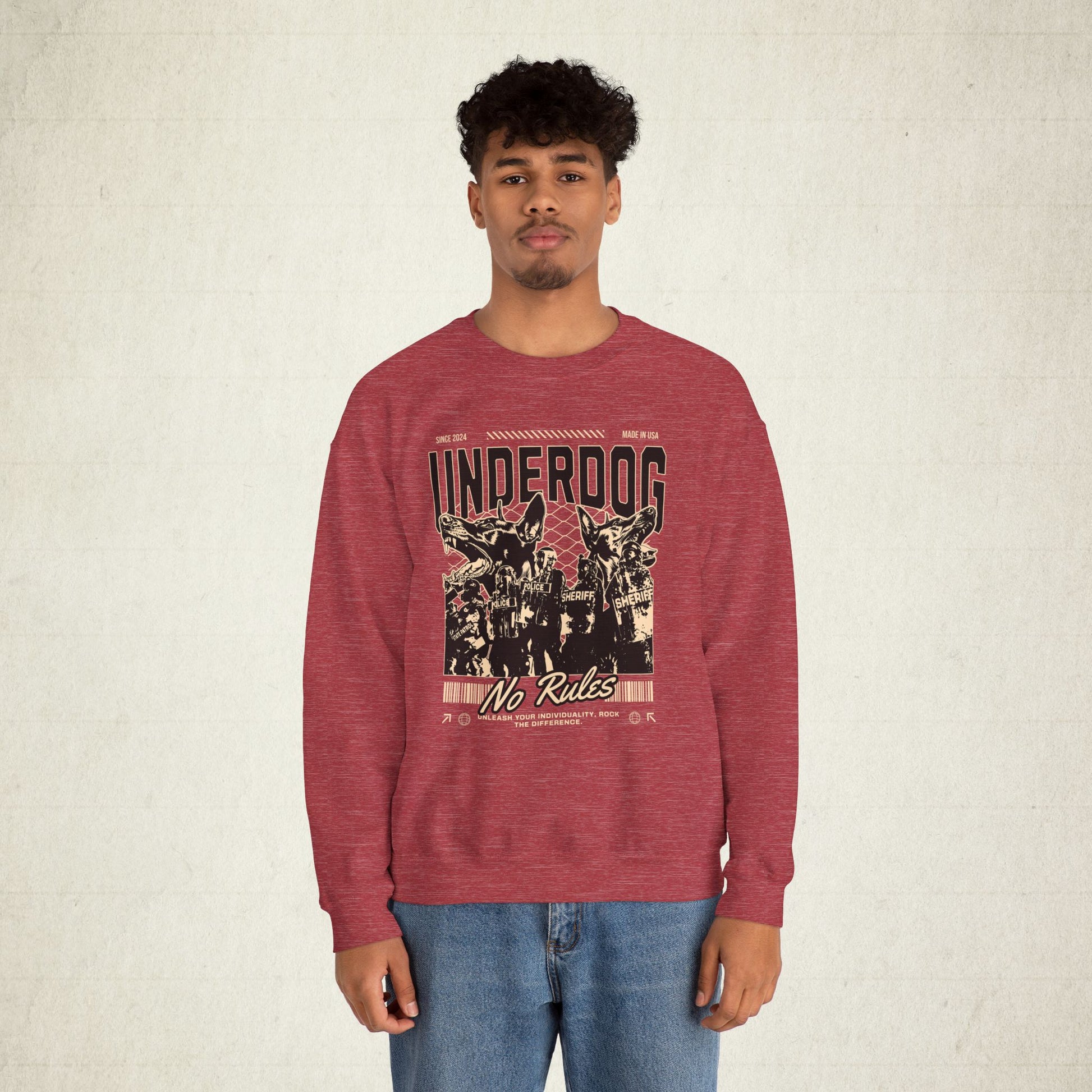 Underdog No Rules Design Unisex Sweatshirt
