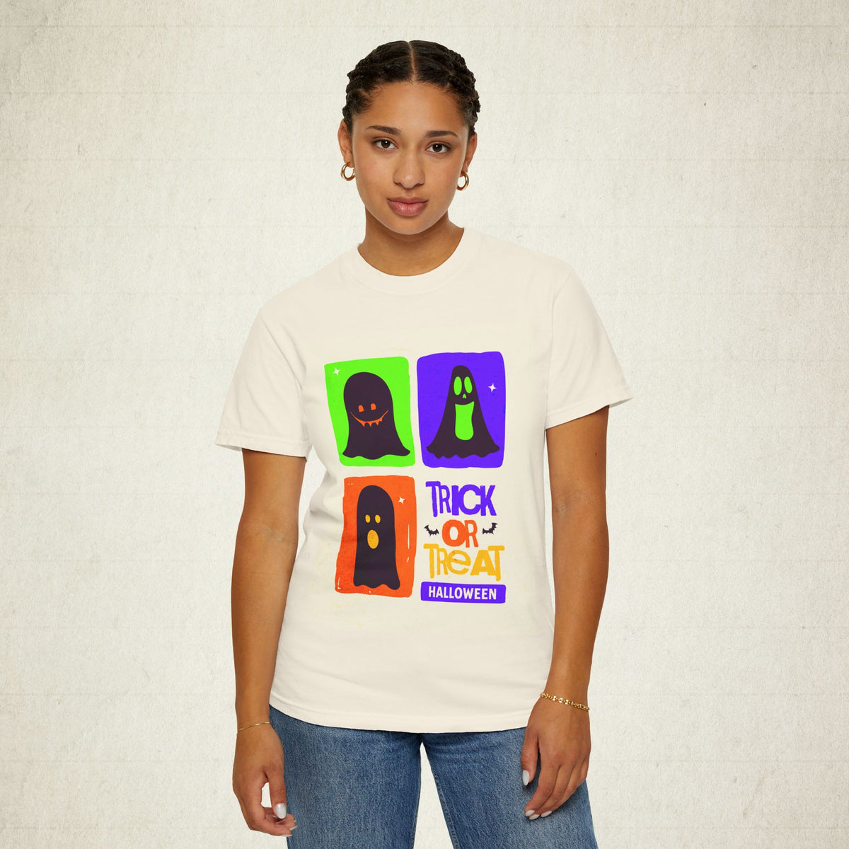 Trick or Treat Halloween Ghost Unisex T-Shirt