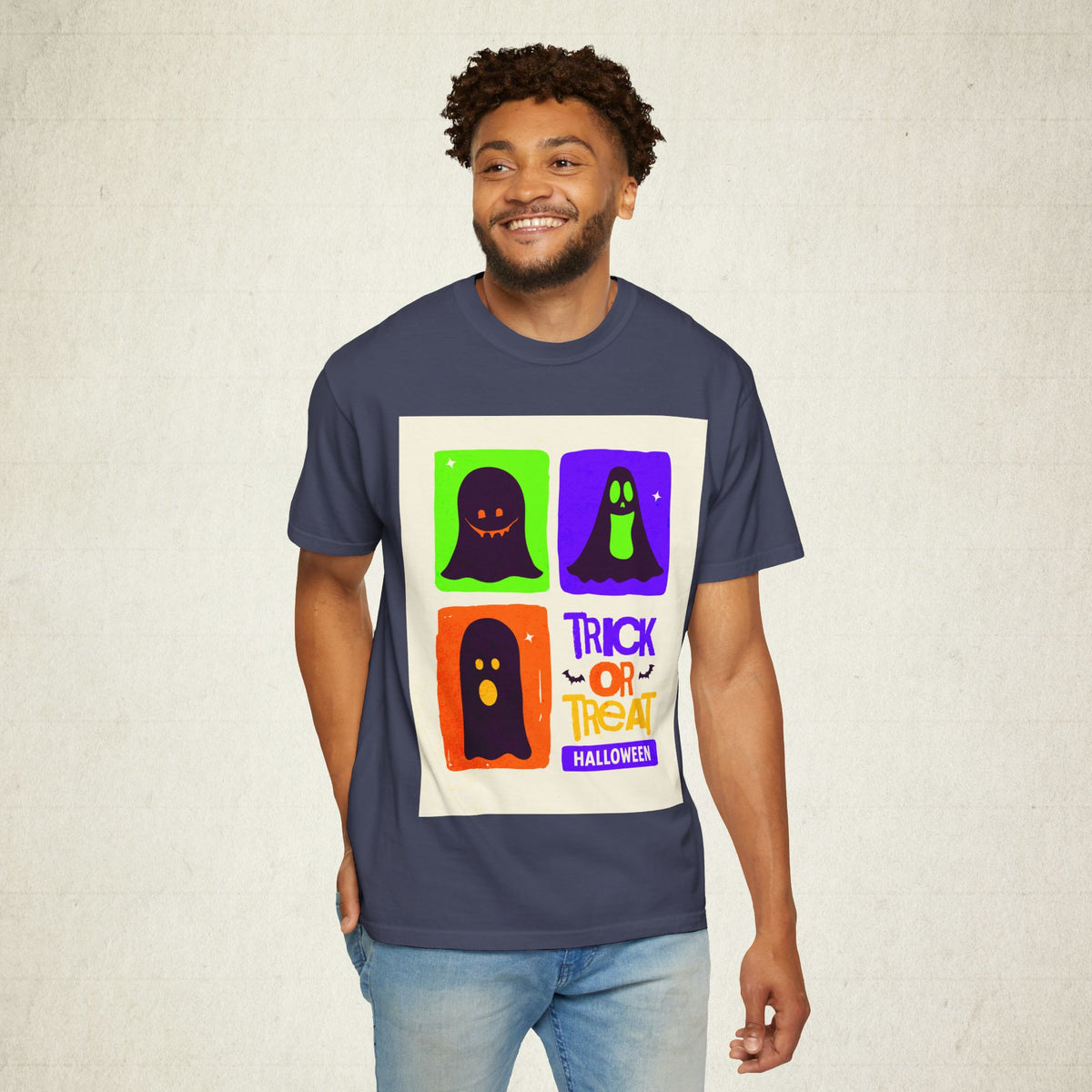 Trick or Treat Halloween Ghost Unisex T-Shirt