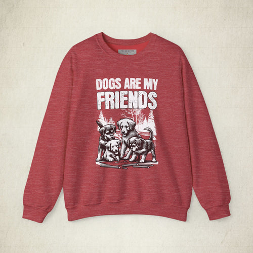 Dog Lovers' Crewneck Sweatshirt featuring a Dog Lovers design, crewneck sweatshirt