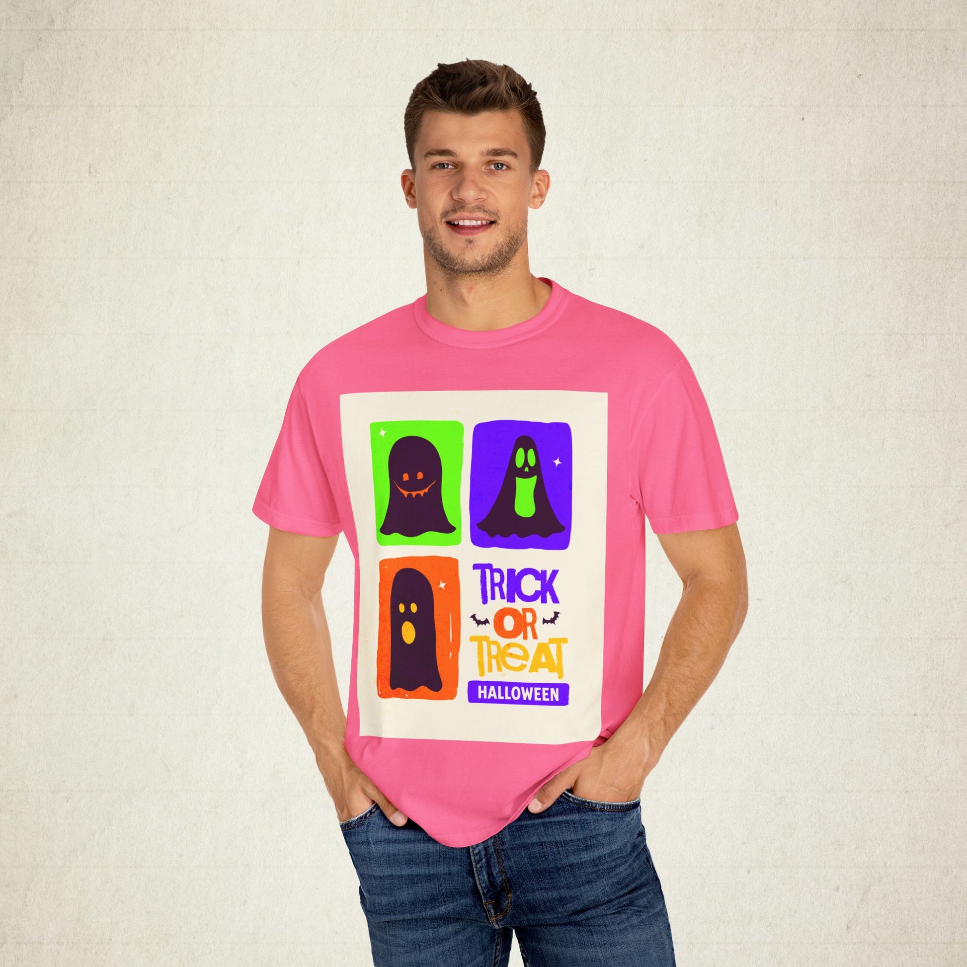 Trick or Treat Halloween Ghost Unisex T-Shirt