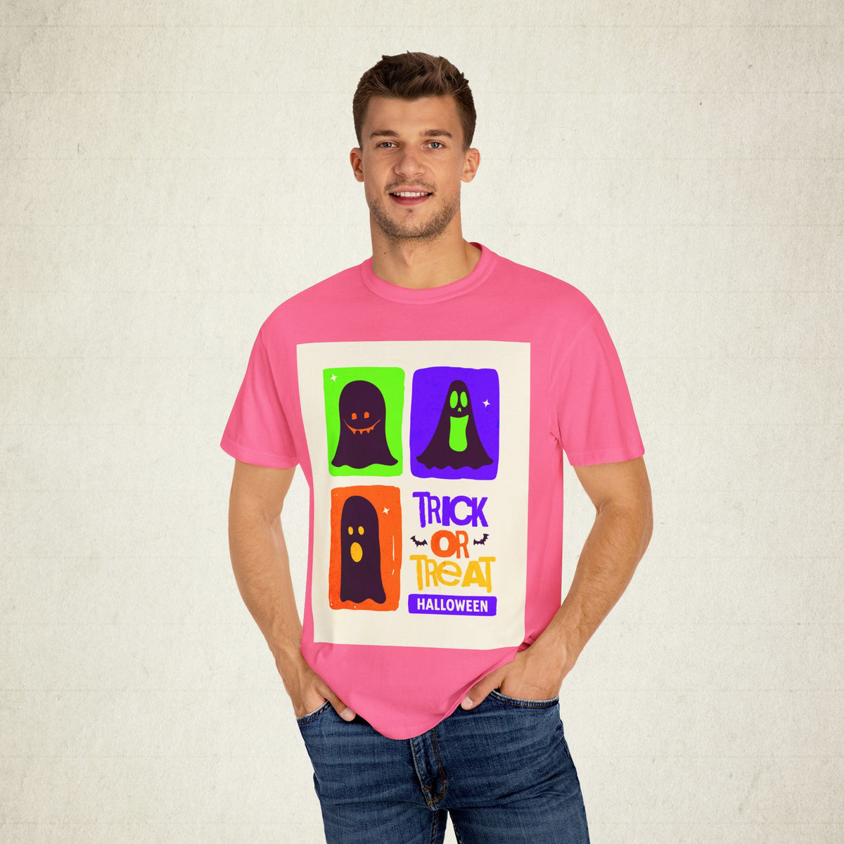 Trick or Treat Halloween Ghost Unisex T-Shirt