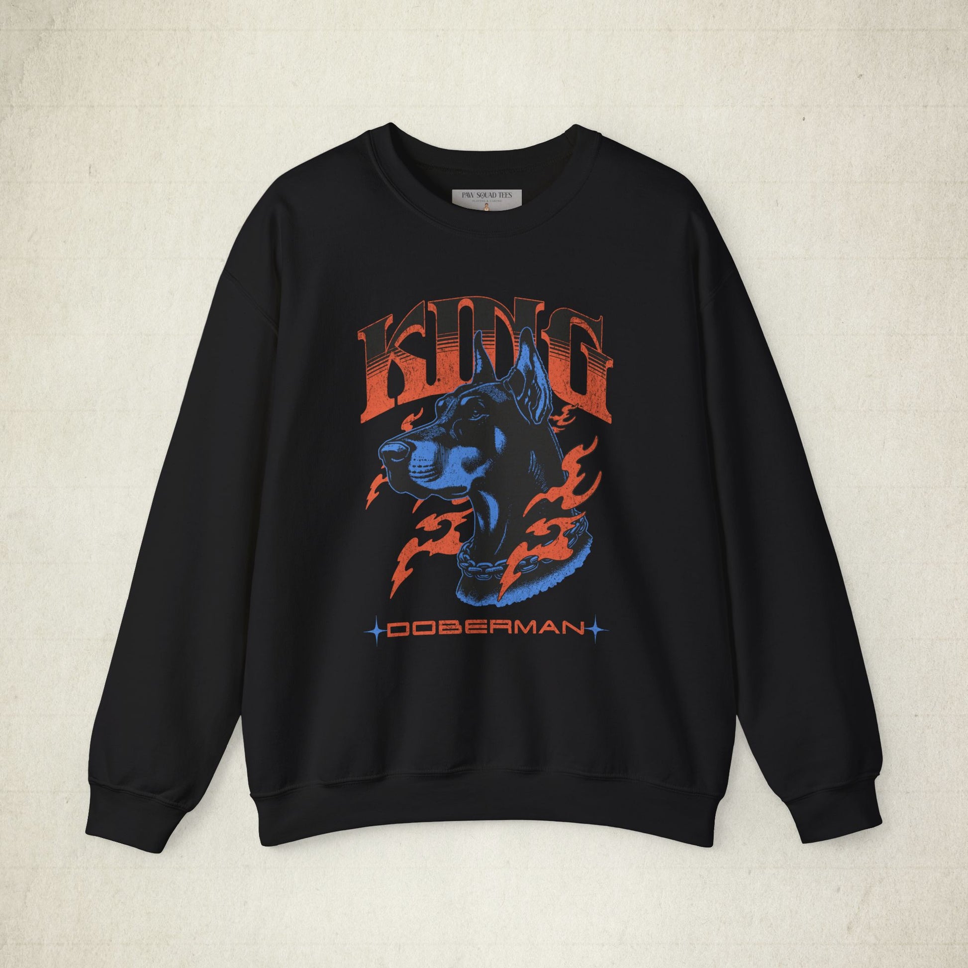 Bold Doberman King Unisex Sweatshirt