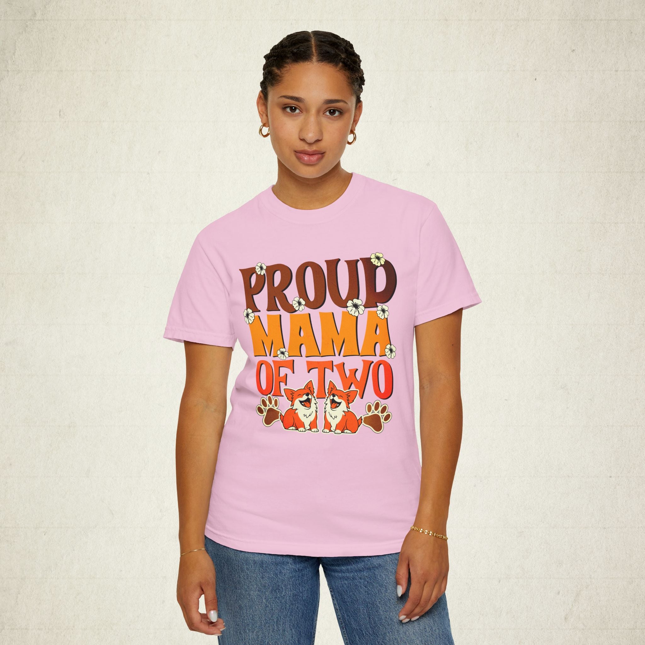 Proud Mama Women of Two T-Shirt