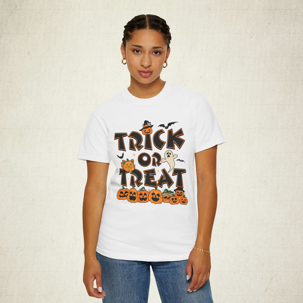 Trick or Treat White Halloween Unisex T-Shirt
